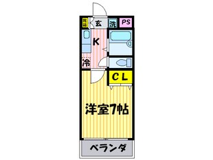 ジャルディーノ壱番館の物件間取画像